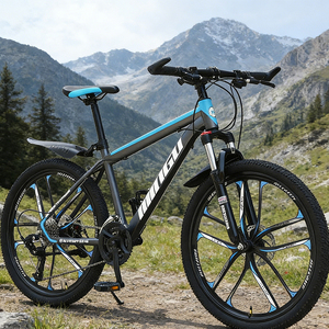 <span class=keywords><strong>Vélo</strong></span> de montagne 21 vitesses VTT pour adultes avec système de changement de vitesse de précision, adapté aux cyclistes débutants et intermédiaires, pour l'extérieur - Product Image 1