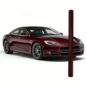 Pellicola Adesiva Rossa Romani per Auto, Impermeabile e Resistente, per Personalizzazione Veicoli - Product Image 1