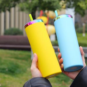 Thermos moderne en acier inoxydable 304 de 20 oz, isolation thermique de 6 à 12 heures, grande capacité, couvercle plat, vaporisateur pour voiture - Product Image 4