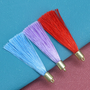Pequeños adornos de aleación con hilos de poliéster para accesorios para el cabello de niños, marcapáginas, colgantes multifuncionales de estilo chino - Product Image 2