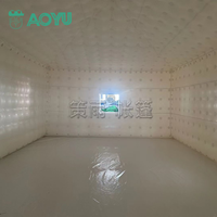 Bâche gonflable en PVC de 30 pieds, tente de discothèque gonflable, maison extérieure, événement avec bar, climatiseur