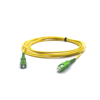 Kabel Patch Fiber Optik Single Mode Lenew Simplex G652D IP SC-SC 1M APC PVC Jumper untuk FTTH