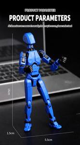 Figura de Acción de <span class=keywords><strong>Anime</strong></span> Sensual 3D Robot 13 de PVC Maniquí Multiculado Móvil Juguete para Niños Regalo Genial para Autismo de Plástico - Product Image 4