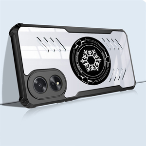 Capa TPU Transparente para <span class=keywords><strong>OPPO</strong></span> A40 A40M A38 A36 A33 A16K A15X <span class=keywords><strong>A3S</strong></span> A2 A1 PRO Dissipação de Calor em Grafeno Anti-queda Capa de Quadro Macio - Product Image 1