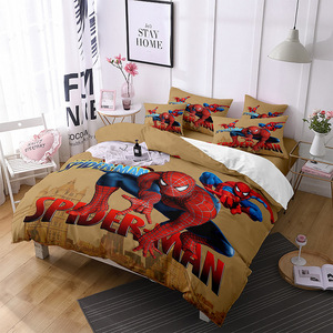 Nuovo Set di Biancheria da Letto Personalizzabile, Morbido e Delicato sulla Pelle, Federe 100% Poliestere, Set Copripiumino per Bambini con Motivo <span class=keywords><strong>Spiderman</strong></span> - Product Image 6