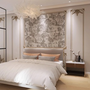 Carta da <span class=keywords><strong>Parati</strong></span> in Seta Moderna Francese di Alta Qualità, Resistente all'Umidità e alle Pieghe, per Hotel, Case Vacanza, Soggiorno e Camera da Letto - Product Image 2