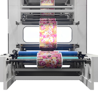Machine d'impression flexographique automatique 8 couleurs pour emballages souples en plastique (films OPP, PET, PE, BOPP)