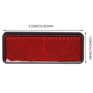 Réflecteur de feu arrière à LED avec écrous pour moto, protection arrière de sécurité, mise à niveau et rénovation - Product Image 4
