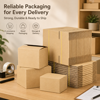 Boîte en carton ondulé robuste et recyclable sur mesure pour l'emballage d'électronique grand public et l'expédition d'appareils électroménagers