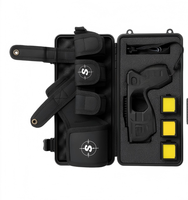 X26 - Juego de Llavero con Pistola de Juguete de Control Remoto de Larga Distancia de 5 Metros, con Bala, para Accesorios de Caza y Defensa Personal