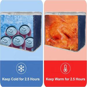 Gran oferta, gran capacidad, venta al por mayor, bolsas de refrigeración plegables, bolsa térmica aislada de poliéster reutilizable - Product Image 4