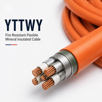 Cable de Alimentación de Baja Emisión de Humo, Sin Halógenos, con Conductor de Cobre, Clasificación IP68, BTTZ/BBTRZ/YTTWZ, para Uso Industrial y en Centrales Eléctricas