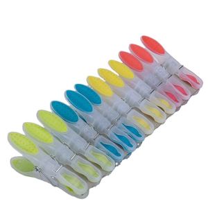 Maxfree Pinces à linge à ressort en plastique colorées à prise souple, très vendues, pour suspendre les vêtements dans la garde-robe et la cuisine, en métal - Product Image 1