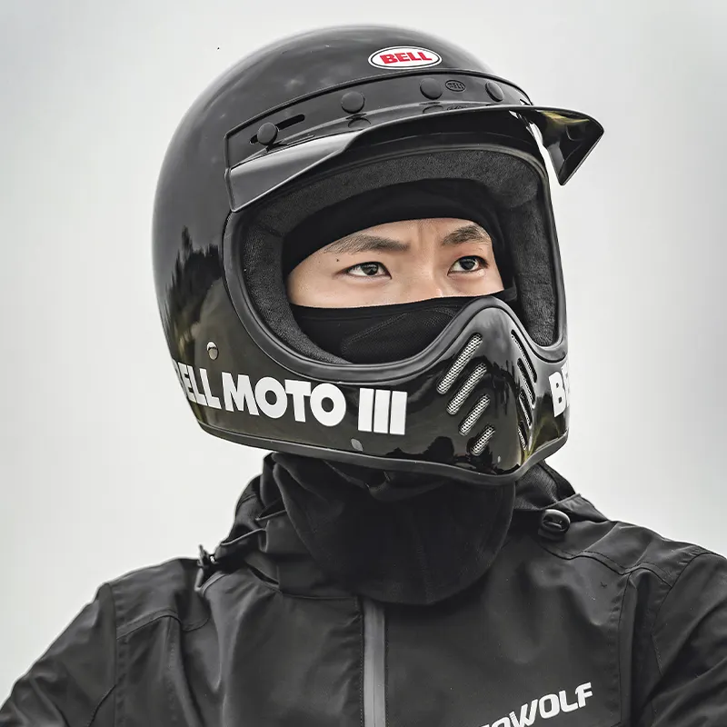 MOTOWOLF 겨울은 따뜻한 오토바이 타기 사이클링 후드 마스크를 사용합니다