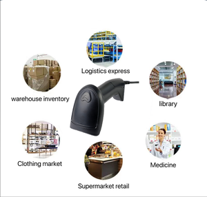 CQJ10 <span class=keywords><strong>Top</strong></span> Wired 1D Lector de código de barras USB Láser de mano Escáner de código de barras Productos Pistola de escaneo - Product Image 6