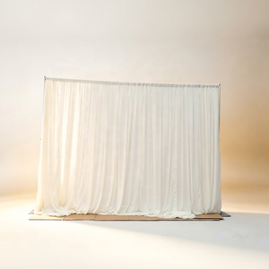 Barres transversales télescopiques pour décoration de mariage, support de rideaux en tube simple - En promotion - Product Image 1