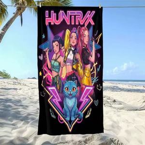 Toalla <span class=keywords><strong>de</strong></span> Playa Personalizada Botu, Microfibra, Diseño <span class=keywords><strong>de</strong></span> Dibujos Animados, Kpop, Anime, 70x150cm, Absorbe Agua, Secado Rápido, <span class=keywords><strong>Toallas</strong></span> <span class=keywords><strong>de</strong></span> Baño y Playa <span class=keywords><strong>de</strong></span> Verano - Product Image 1
