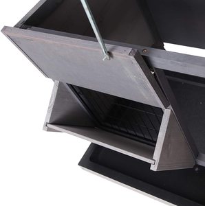 Evcil hayvan dükkanlarında küçük hayvanlar için kolay temiz mandallı büyük ahşap tavşan kafesleri - Product Image 4