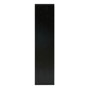 Modern Contrast Console <b>Table</b> with Layered Wood Frame and Black Top <b>Adjustable</b> Height for Living Room Apartment Use - Product Image 4