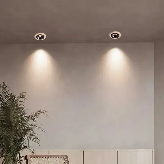Nordic Stone Embedded LED Spotlight Ceiling Light for Foyer & Dining Room with 90-260V Input and 1-Year Warranty