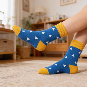 जातीय शैली हाथ से बुना हुआ मोजे-अमूर्त सांस्कृतिक विरासत शिल्प, विशेषता उपहार, पर्यटन सांस्कृतिक उत्पाद - Product Image 2