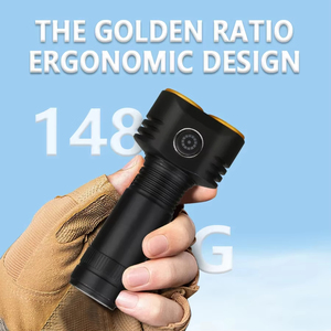 Brightenlux 6 <span class=keywords><strong>xte</strong></span> <span class=keywords><strong>LED</strong></span> 800 lumen Mini torch ánh sáng 15W Hợp kim nhôm từ tính có thể sạc lại đèn pin với clip - Product Image 3