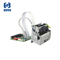 Impresora Térmica de Recibos HSPOS de 3 Pulgadas, Impresora Integrada de 80 mm con USB, Serial y LPT, con Placa para Máquinas Expendedoras