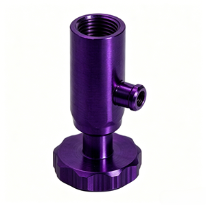 Custom CNC Machined Brass <b>Mini</b> Air Regulator Valve OEM Threaded Quick Connect Pneumatic Flow Control Fitting with Wire EDM - Product Image 1
