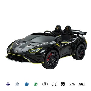 รถยนต์ไฟฟ้าสำหรับเด็ก Lamborghini <span class=keywords><strong>STJ</strong></span> ลิขสิทธิ์แท้ พร้อมไฟ LED เพลง และระบบกันสะเทือน - Product Image 6