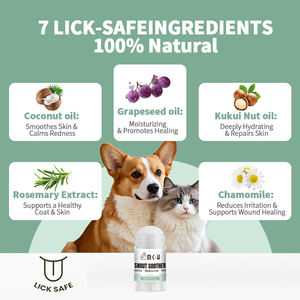 Vegan Plant Extracts Natural Ingredients <strong>Snout</strong> <strong>Soother</strong> for Cats Dogs Rabbits-Heals Dry Skin Edible Safe Low Noise Formula - Product Image 6