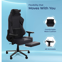 Nouvelle Chaise de Gaming Économique 2026, Chaise de Bureau Personnalisée avec Accoudoirs 4D Silencieux, Ensemble Complet Bureau et Chaise Assorti