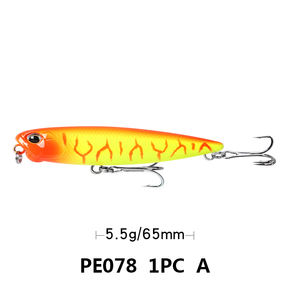 Qxo — appât dur artificiel pour la pêche, leurre pour attraper des poissons, matériel pour pêcher en surface, bionique, réaliste, 65mm, 5.5g, usine - Product Image 3