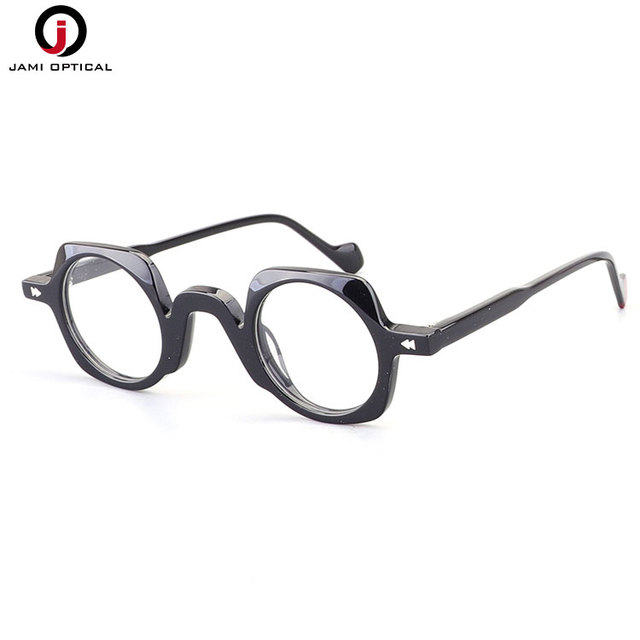 High Quality Oval Full Rim Vintage Design Italy Material Luxury Glasses Acetate Womens Men's Glasses Manufacture