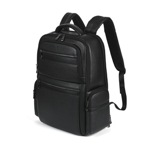 Men's Casual <b>Backpack</b> Black Large Capacity Laptop <b>Compartment</b> Shoulder Straps Solid Color Everyday Outfits - Product Image 5