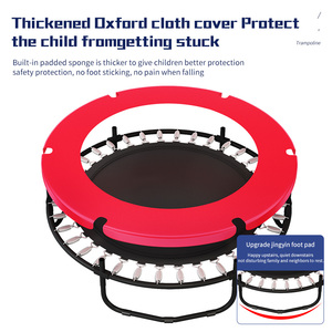 AOXU OEM/ODM alta calidad Premium interior niños rebote trampolín con mango de red de seguridad para niñas resistente a la intemperie duradero - Product Image 3