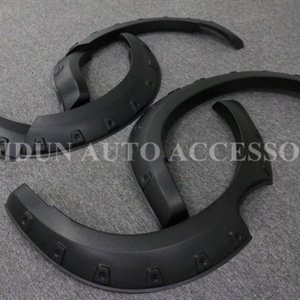 ขายส่งจากโรงงาน อุปกรณ์ตกแต่งรถยนต์นิสสัน NP300 ชุดแต่งซุ้มล้อ ABS สีดำ ชุดแต่งตัวถังรถยนต์ - Product Image 3