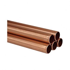 Tubería de Cobre Recta Sin Aleación de Color Morado de Fábrica de Shandong para la Industria de la Decoración - Product Image 1