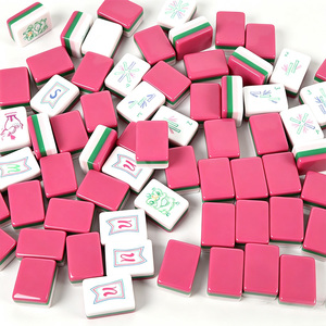 ชุดไพ่นกกระจอกอเมริกันแบบพกพาสุดหรูทันสมัย 160 ชิ้น ทำจากอะคริลิก 4 ชั้น สลักลายด้วย UV สำหรับความบันเทิง - Product Image 3