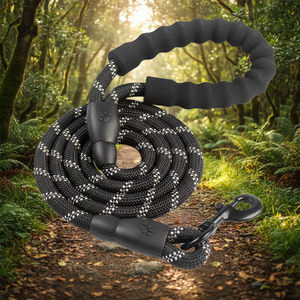 Highly Reflective Dog <b>Leash</b> 150cm Yong Chi Padded Handle for Dog Walking Hiking - Product Image 5