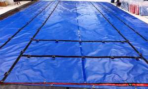 Bâches de camion de bois robuste-16 'X 27' (4 'Drop) Noir 16 <span class=keywords><strong>oz</strong></span> - Product Image 2