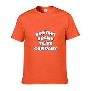 T-shirt à manches courtes en coton doux et respirant, col rond, unisexe, uni, pour les voyages, le camping, les activités de plein air, les tenues décontractées - Product Image 1