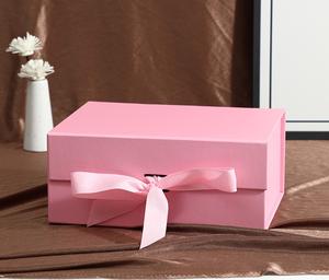 Lüks özel Logo giyim mayo takım elbise pantalonları peruk ambalaj kutusu hediye kurdelalı kutu için saç ekleme - Product Image 3