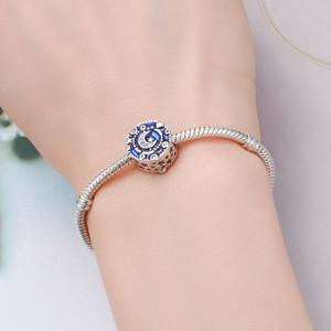 DIY white copper sun and moon trajectory <b>beaded</b> <b>bracelet</b>, jewelry, pendant, women's jewelry - Product Image 6