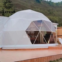 8m Outdoor Resort Luxury Igloo House Installation facile tente dôme d'hôtel géodésique luxe