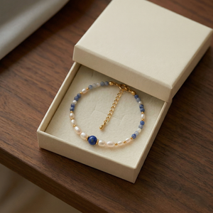 Bracelets perlés <span class=keywords><strong>anti</strong></span>-ternissement pour femmes, bracelet en pierres précieuses bleues, style méditerranéen grec bohème, bijoux de plage d'été, cadeau - Product Image 5
