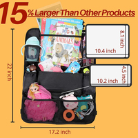 Organisateur de siège multi-poches imperméable, sac de rangement de haute qualité avec sangle à boucle amovible pour voiture, camion, chaise de bureau