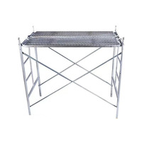 Producción en masa OSHA andamio tablón partes nombre escaleras de aluminio y andamios línea de producción máquina de fabricación