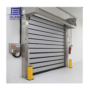 Puerta Rápida Industrial de Aluminio Aislada, Resistente y de Alta Velocidad, con Sensor de Radar para Cámaras Frigoríficas - Product Image 2