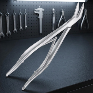 Forceps chirurgical Mod.Michel, instrument manuel en acier inoxydable, certifié CE Classe I ISO 2015 F5-339 12cm pour opération chirurgicale - Product Image 3