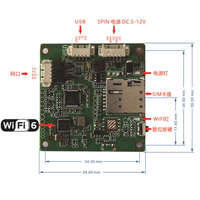 Router 4G LTE Cat4 para Seguridad de IoT y Uso Industrial, Compatible con WiFi 6 80211ax, Redes TDD FDD WCDMA GSM, 150 Mbps DL, 50 Mbps UL